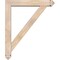 Ekena Millwork Traditional Arts and Crafts Smooth Bracket w/ Offset Brace, Douglas Fir, 5 1/2"W x 30"D x 36"H BKT0604X30X36TRA03SDF - alternate 4
